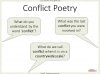 Conflict Poetry - Year 8 & 9 Teaching Resources (slide 2/134)